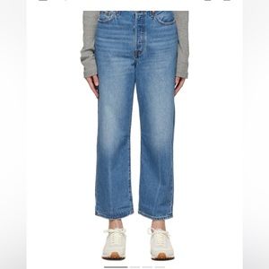 Levi’s Blue Rib Cage Straight Ankle Jeans